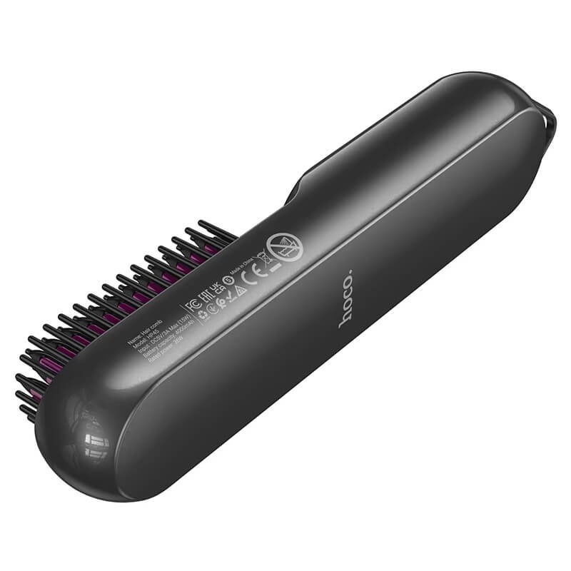 Brosse Lissante Chauffante Sans Fil HOCO HP45 36W - Noir - Photo 2