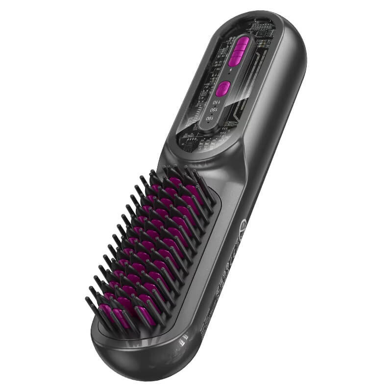 Brosse Lissante Chauffante Sans Fil HOCO HP45 36W - Noir - Photo 5