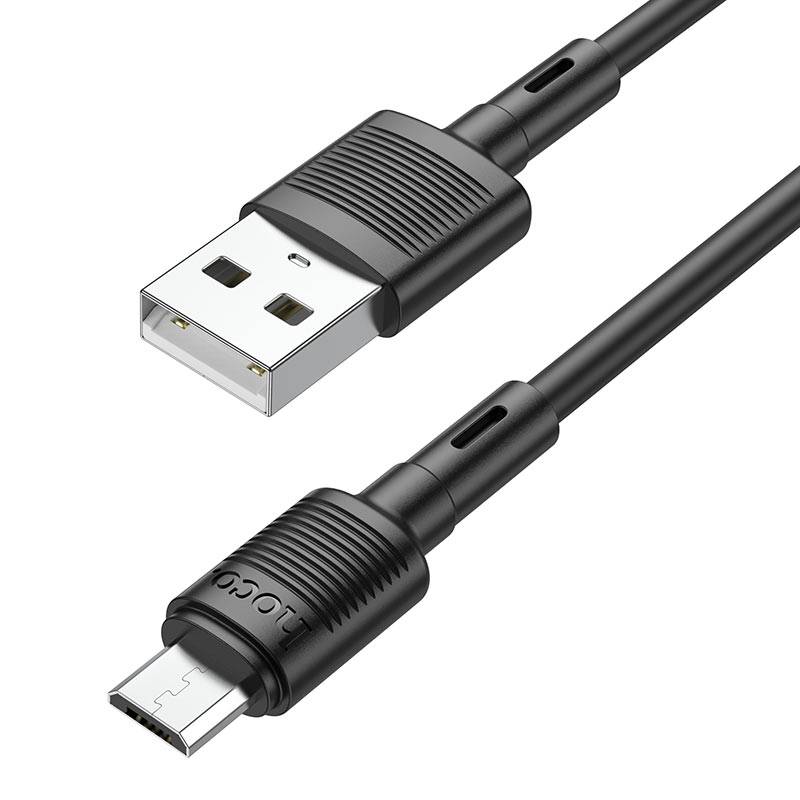 Câble de Charge HOCO X83 Micro-USB 2.4A - Noir - Photo 3