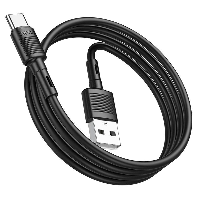 Câble de Charge HOCO X83 Type-C 3A 60W - Noir - Photo 2