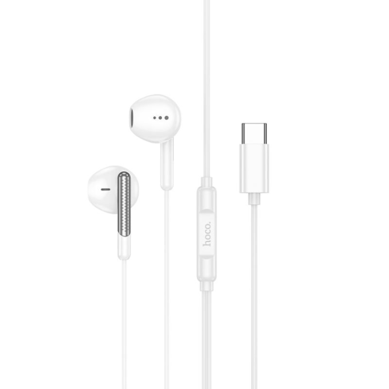 Ecouteurs Filaires Hoco M123 jack - Couleur Blanc - Photo 1