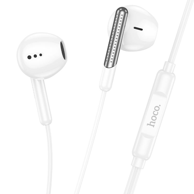 Ecouteurs Filaires Hoco M123 jack - Couleur Blanc - Photo 3
