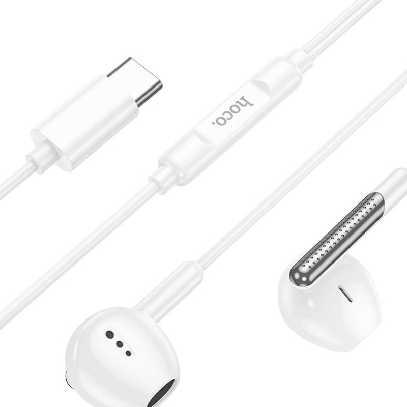 Ecouteurs Filaires Hoco M123 jack - Couleur Blanc - Photo 4