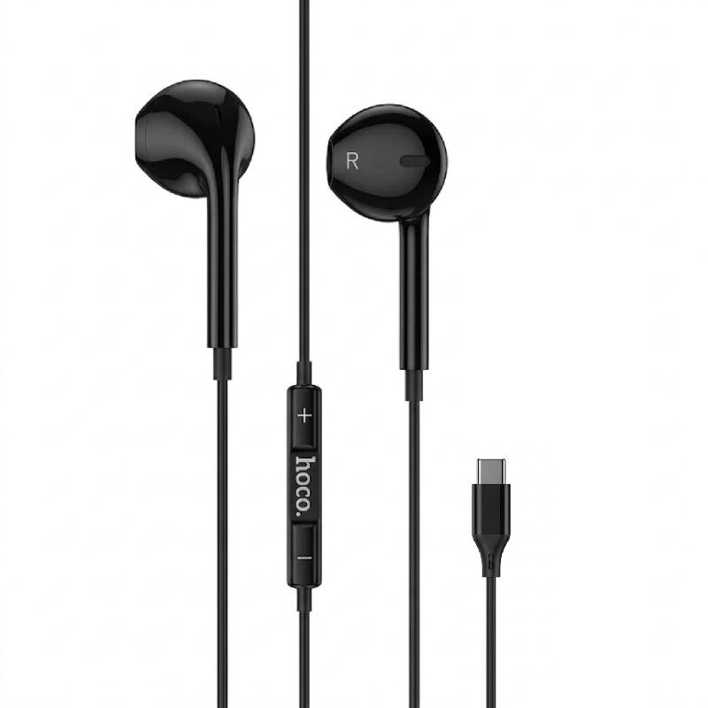 Ecouteurs Filaires Hoco M101 USB‑C - Noir - Photo 3