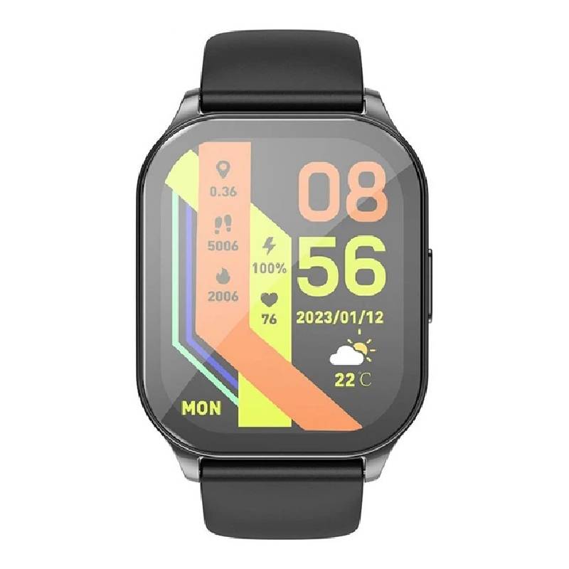 Montre Connectée HOCO Y19 AMOLED 1.96" Bluetooth 5.2 - Gris - Photo 2