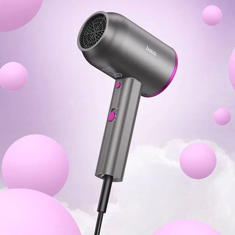 Sèche Cheveux HOCO HP13 1600W - Noir - Photo 3