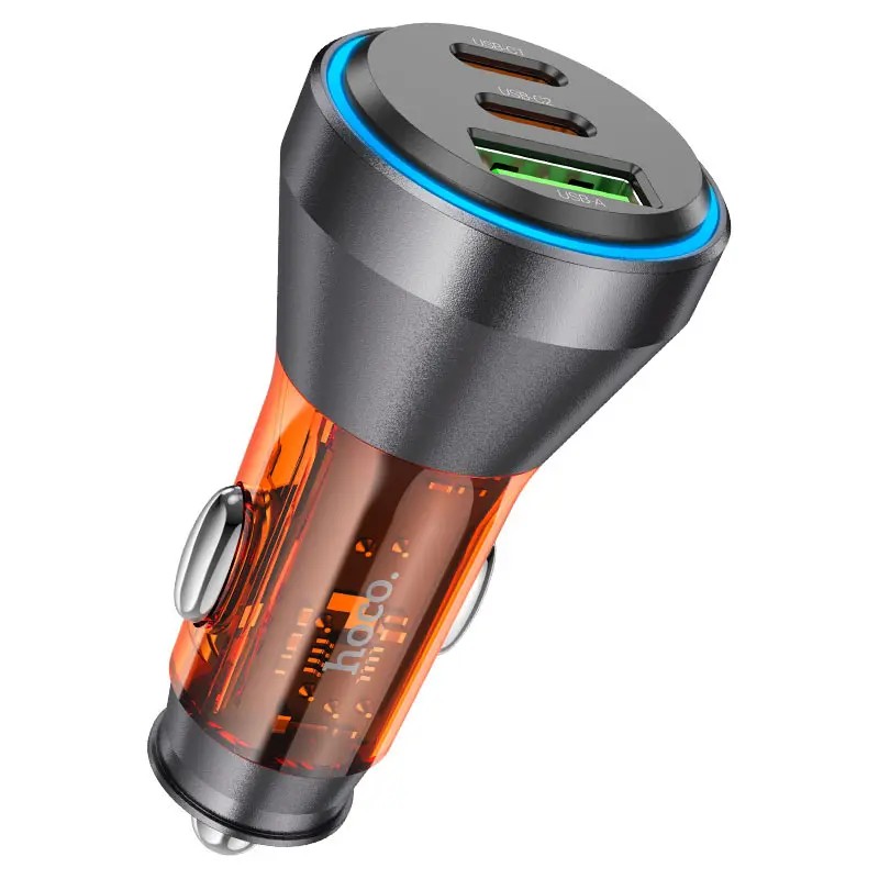 Chargeur de Voiture HOCO NZ12D Lucky 60W avec Câble