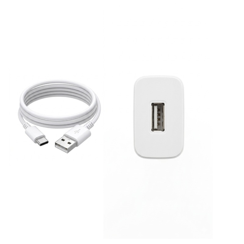 Chargeur Smartphone INKAX Avec Cable Type-C HC-06 2.1A - Blanc - Photo 2