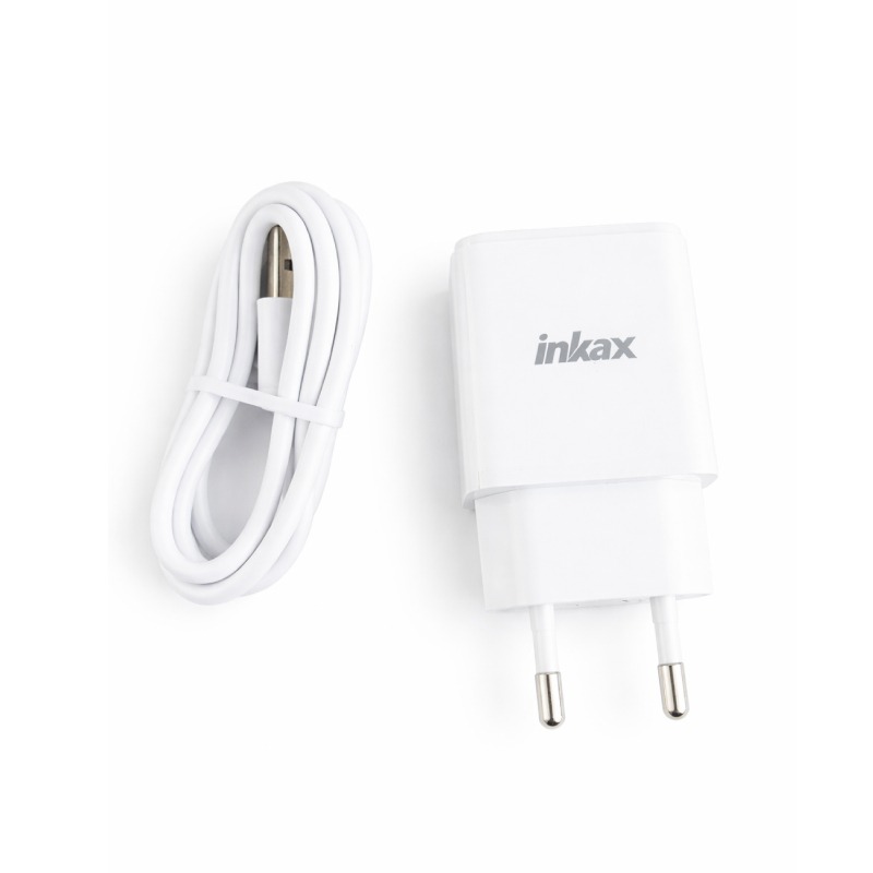 Chargeur Smartphone INKAX Avec Cable Type-C HC-06 2.1A - Blanc - Photo 3