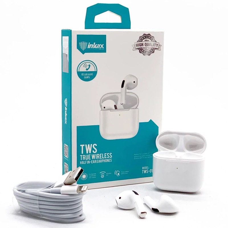 Ecouteurs Sans Fil Inkax TWS-01S - Blanc - Photo 3