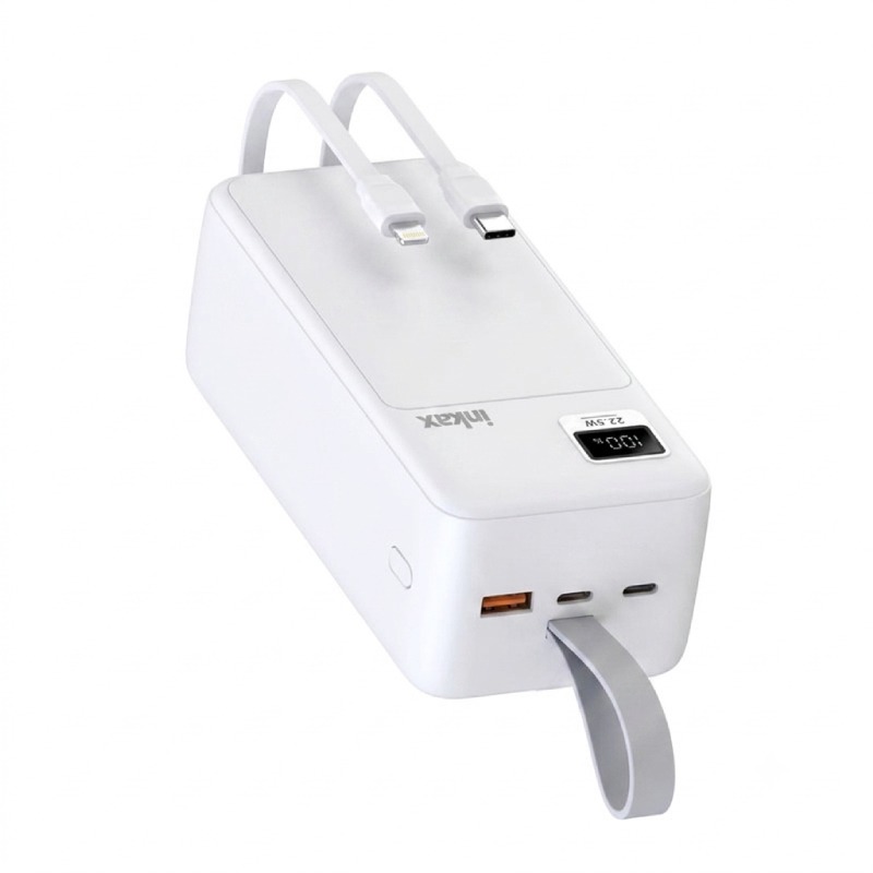 Power Bank INKAX PBQ43 22.5 Watts 40000 mAh - Blanc