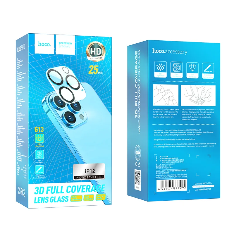 Protection Camera pour iPhone HOCO G13 - Photo 4