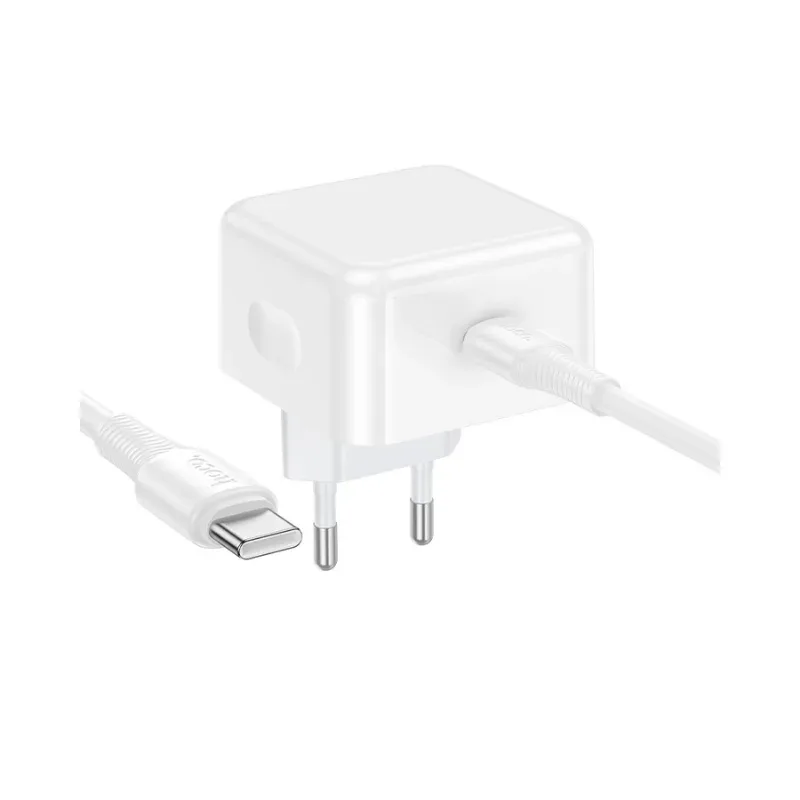 Chargeur Rapide HOCO C161A Kit PD40W Type-C Blanc - Photo 4