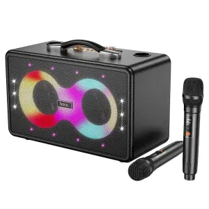 Enceinte Bluetooth Portable HOCO HA8 Avec 2 Micro - Noir