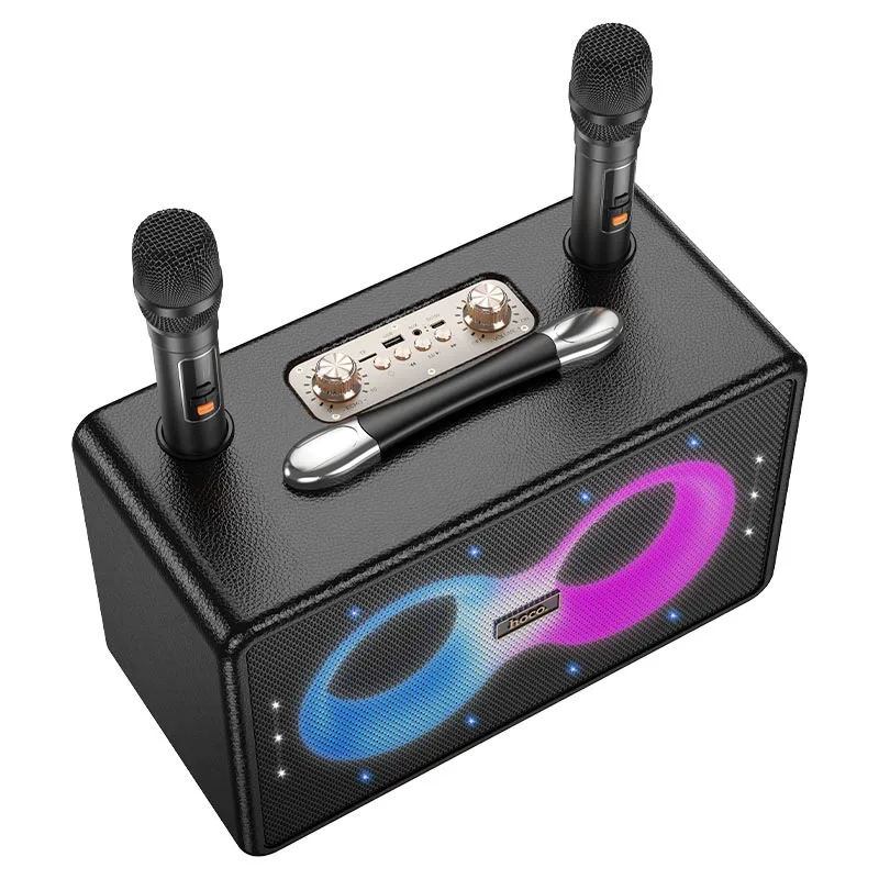 Enceinte Bluetooth Portable HOCO HA8 Avec 2 Micro - Noir - Photo 2