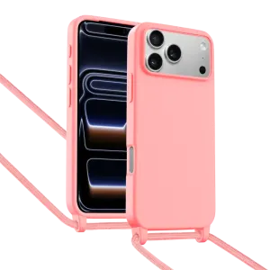 Coque avec Cordon ShieldCase iPhone 17 Pro Max - Rose