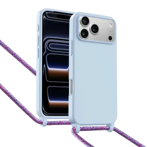 Coque iPhone ShieldCase 17 Pro Max avec Cordon - Violet