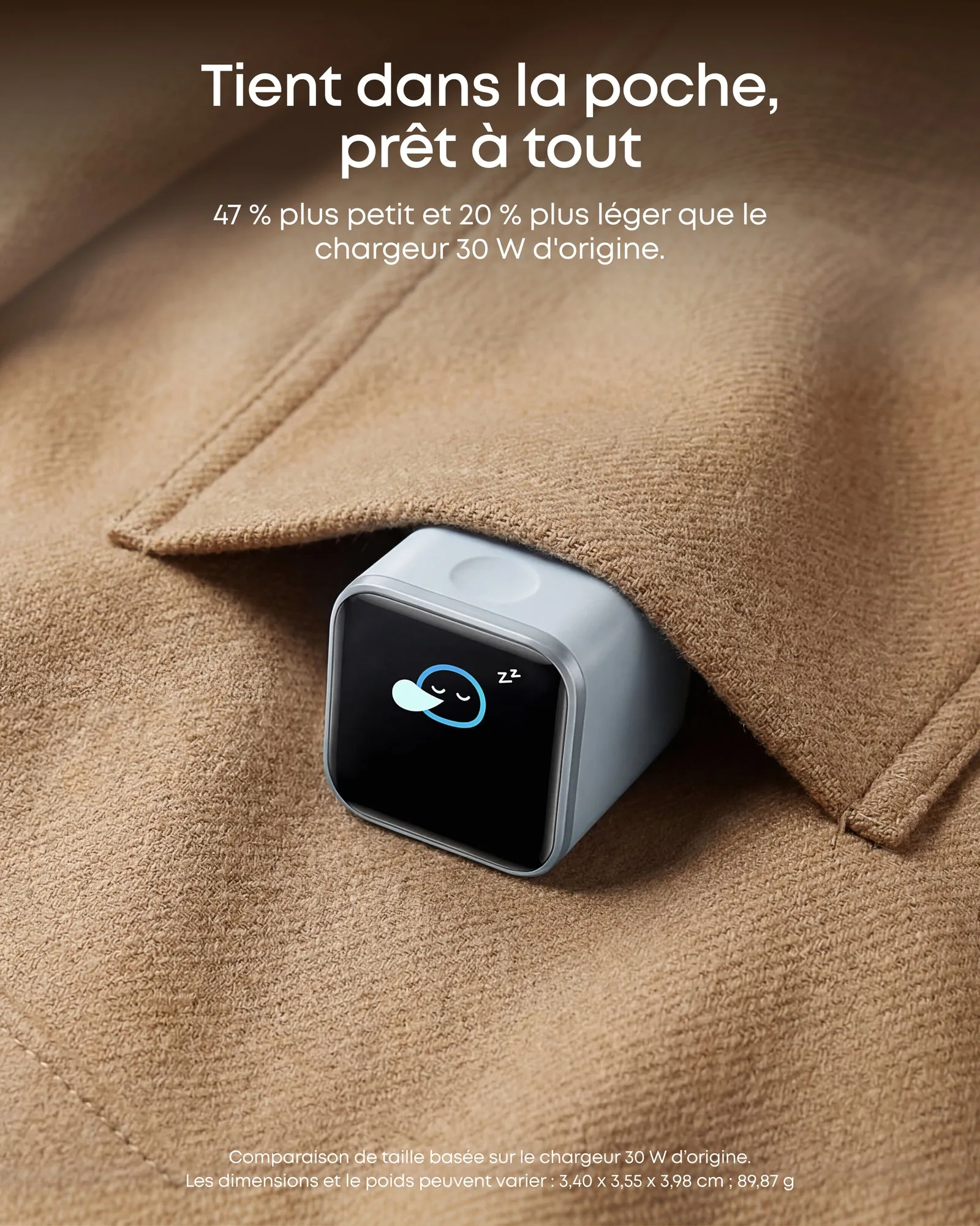 Chargeur Secteur Anker Nano A121D 45W Écran Intelligent - Photo 2