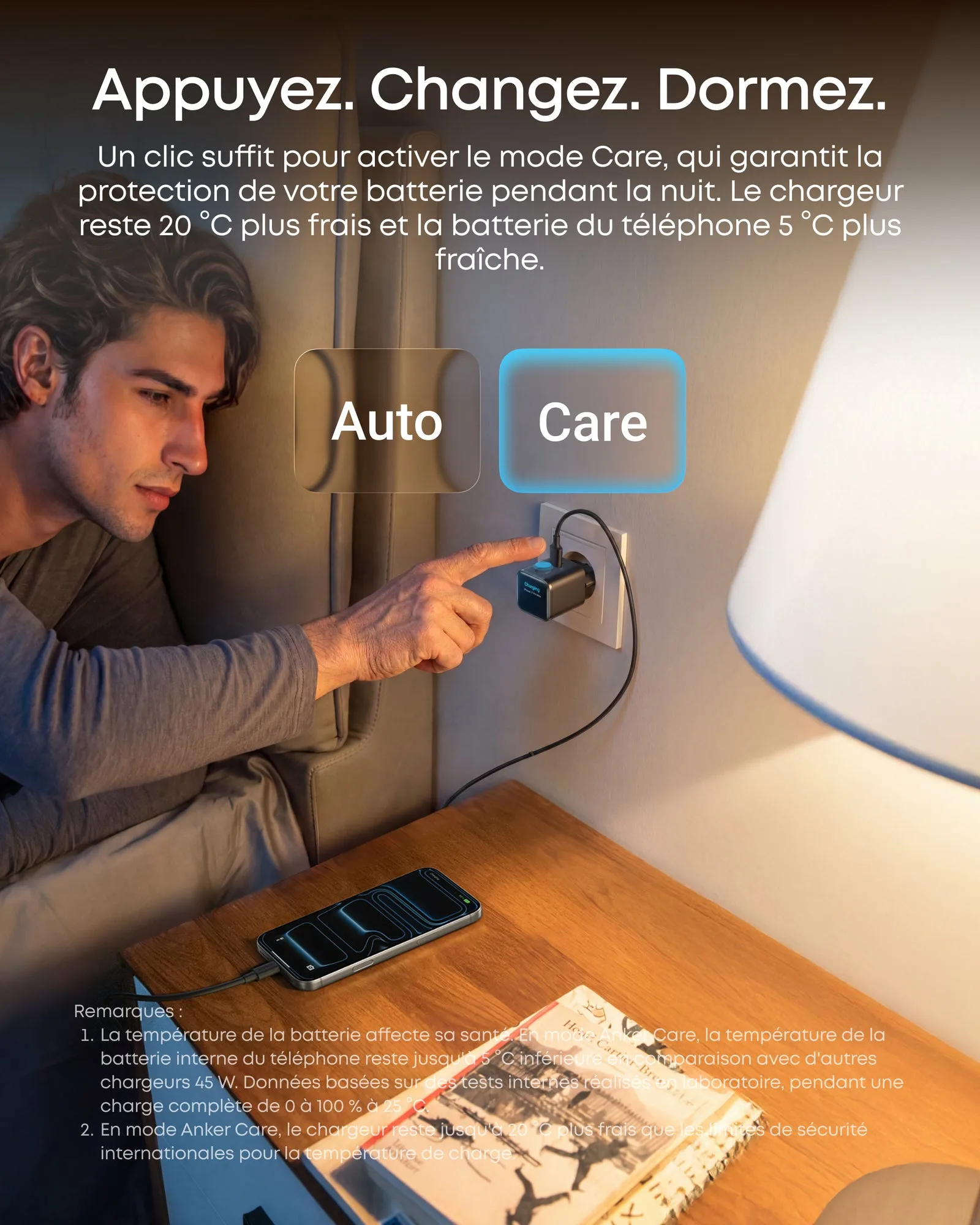 Chargeur Secteur Anker Nano A121D 45W Écran Intelligent - Photo 5