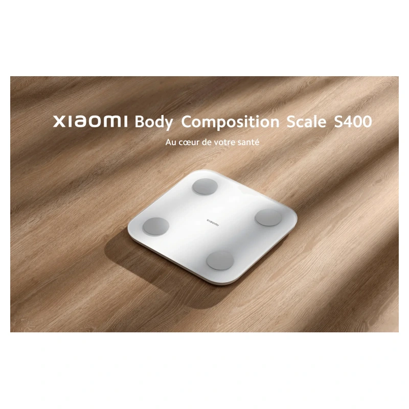 Pèse-Personne Connecté Xiaomi Body Composition Scale S400 Blanc - Photo 5