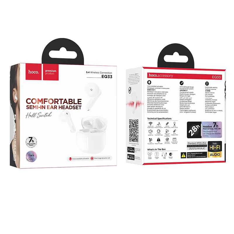 Écouteurs Sans Fil HOCO EQ33 Gem Bluetooth 5.4 - Photo 9