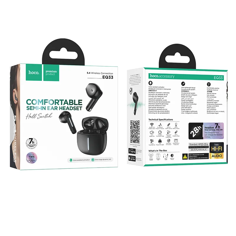 Écouteurs Sans Fil HOCO EQ33 Gem Bluetooth 5.4 - Photo 10