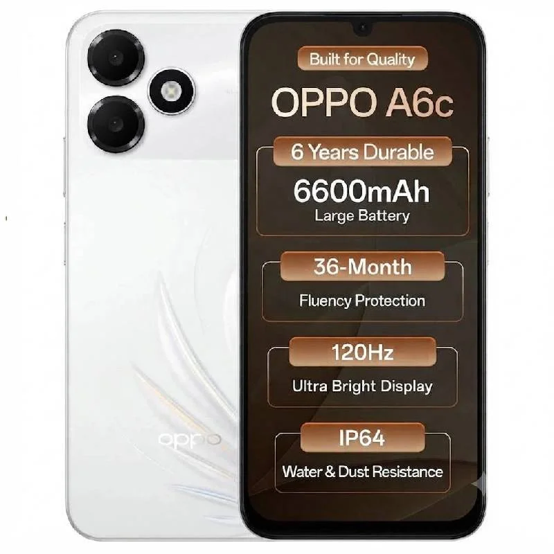 Smartphone Oppo A6c 4Go 128Go 4G 120Hz & Batterie 7000mAh - Photo 2