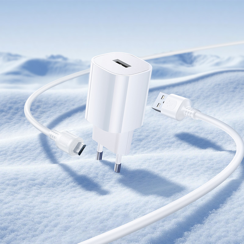 Chargeur Secteur BOROFONE BA101A Pack Câble Micro - Photo 4