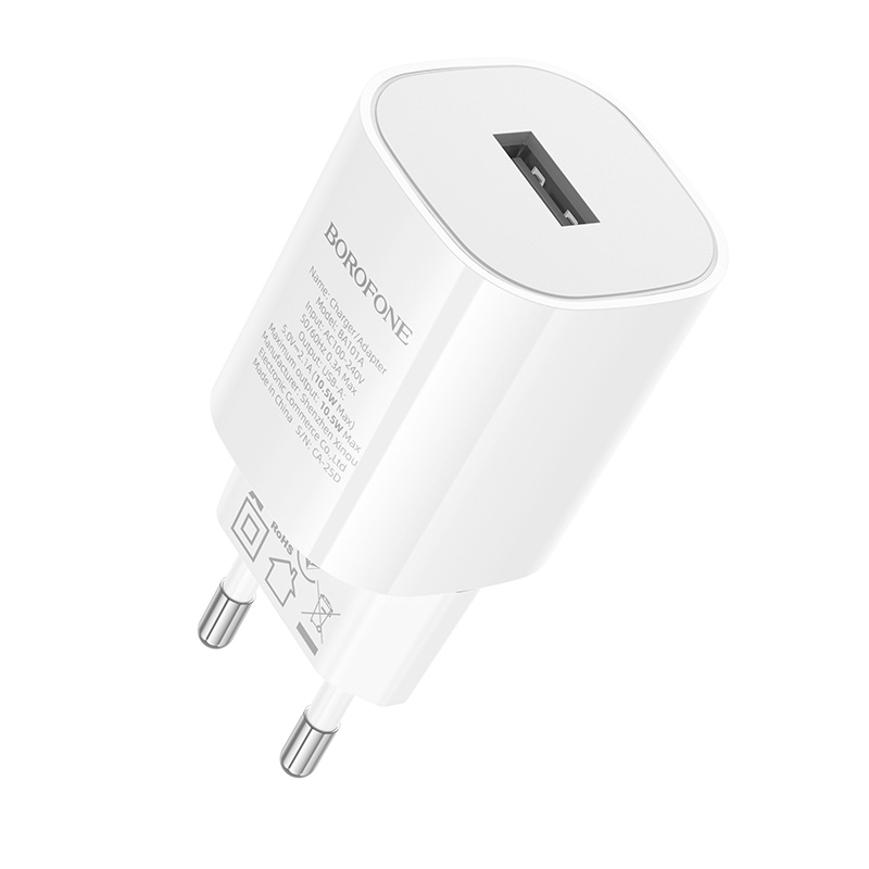 Chargeur Secteur BOROFONE BA101A Pudding - Photo 2
