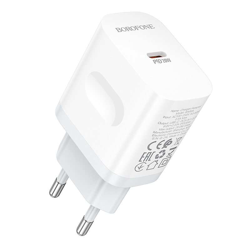 Chargeur Secteur BOROFONE BA99A Breeze Pd20w PD20W - Photo 1