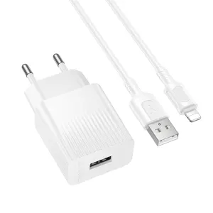 Chargeur Secteur BOROFONE BAS71A Pack Câble Lightning