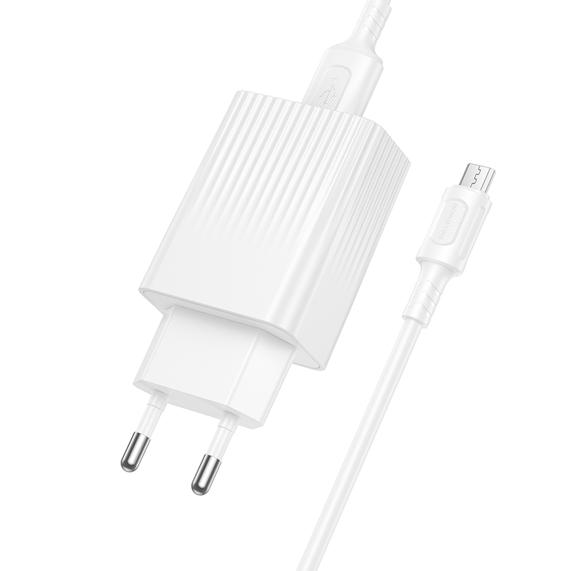 Chargeur Secteur BOROFONE BAS72A Pack Câble Micro QC3.0 - Photo 2