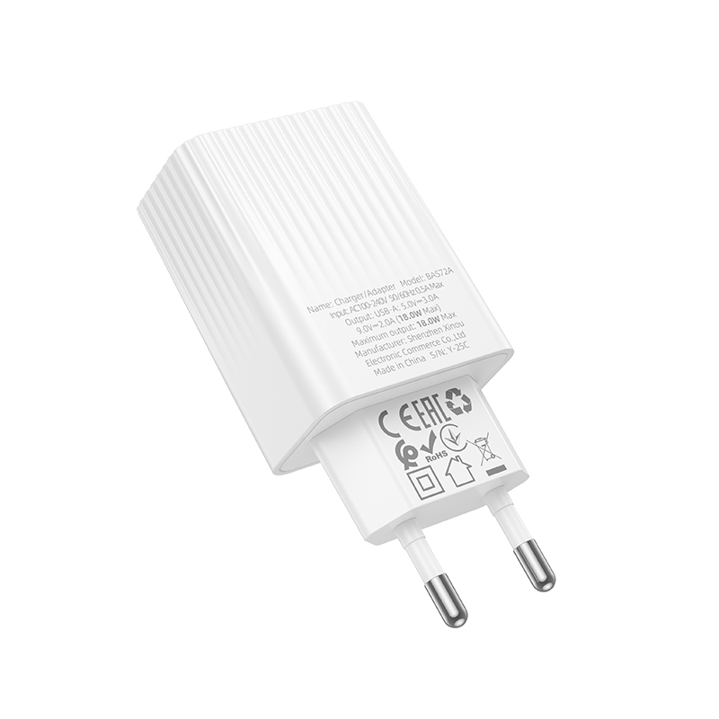 Chargeur Secteur BOROFONE BAS72A Source Qc3 QC3.0 - Photo 3