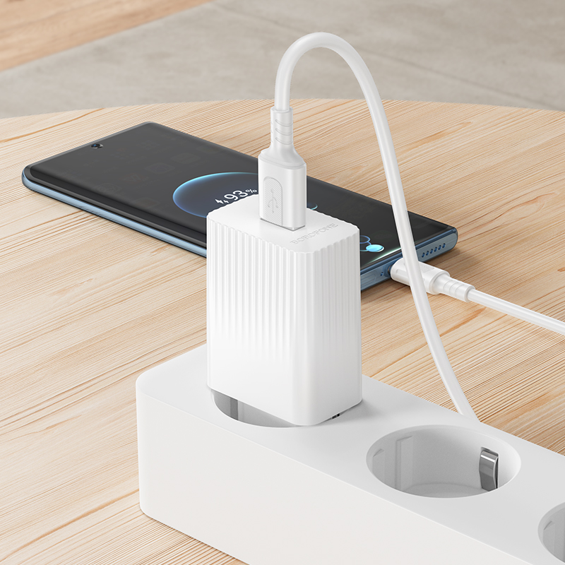 Chargeur Secteur BOROFONE BAS72A Source Qc3 QC3.0 - Photo 4