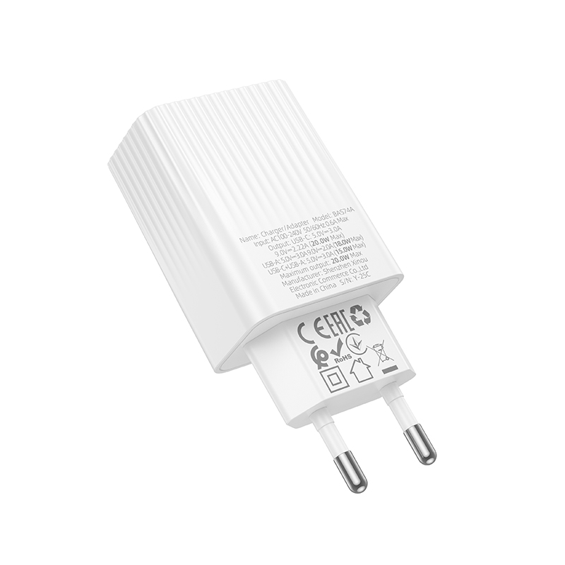 Chargeur Secteur BOROFONE BAS74A Source Pd20w+qc3 PD20W QC3.0 - Photo 3