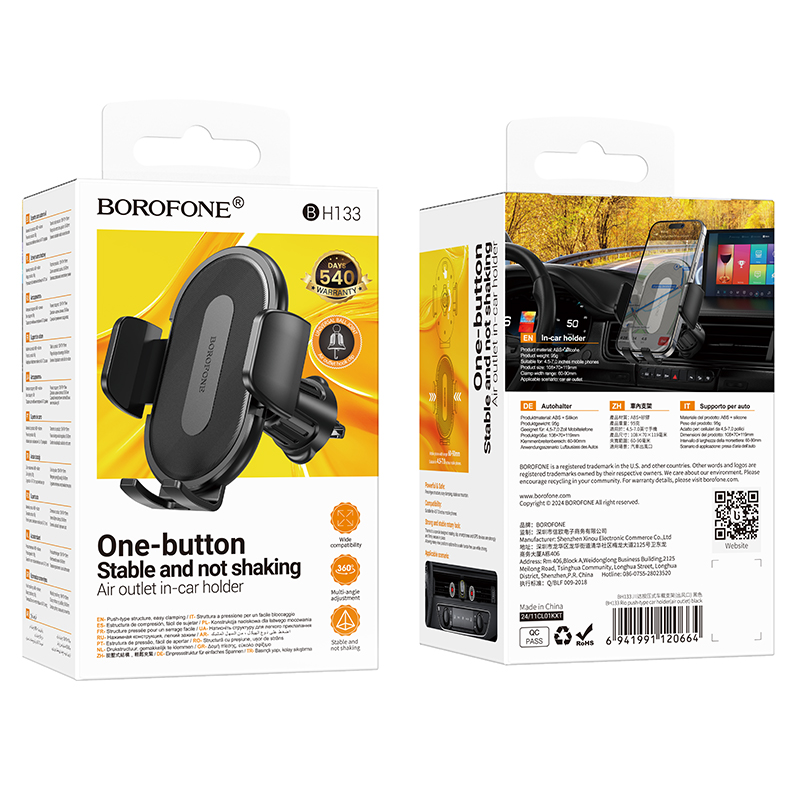 Support Téléphone BOROFONE BH133 Ergonomique Rio - Photo 8