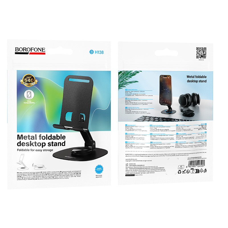 Support Téléphone BOROFONE BH138 Tablette Bureau - Photo 9