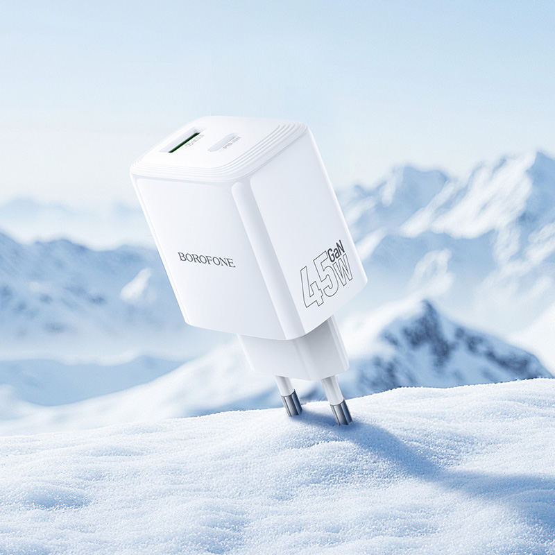 Chargeur Secteur BOROFONE BN30 1c1a Cargador PD45W - Photo 6