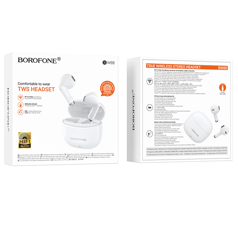 Écouteurs Sans Fil BOROFONE BW88 Deep Rhyme - Photo 10
