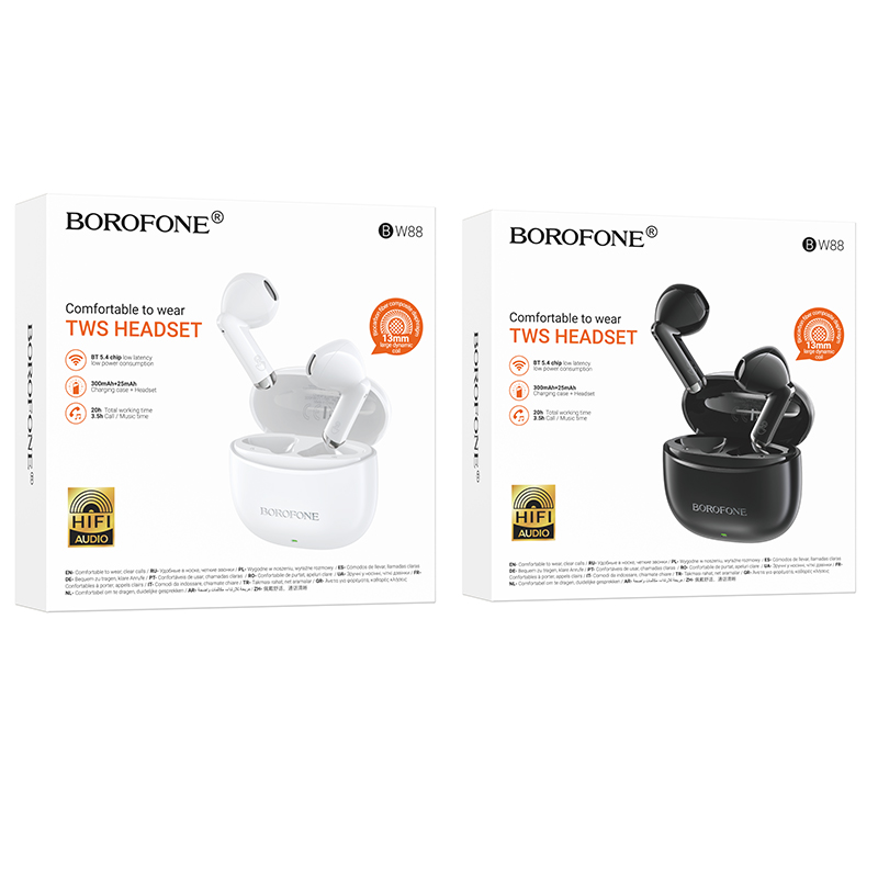 Écouteurs Sans Fil BOROFONE BW88 Deep Rhyme - Photo 9