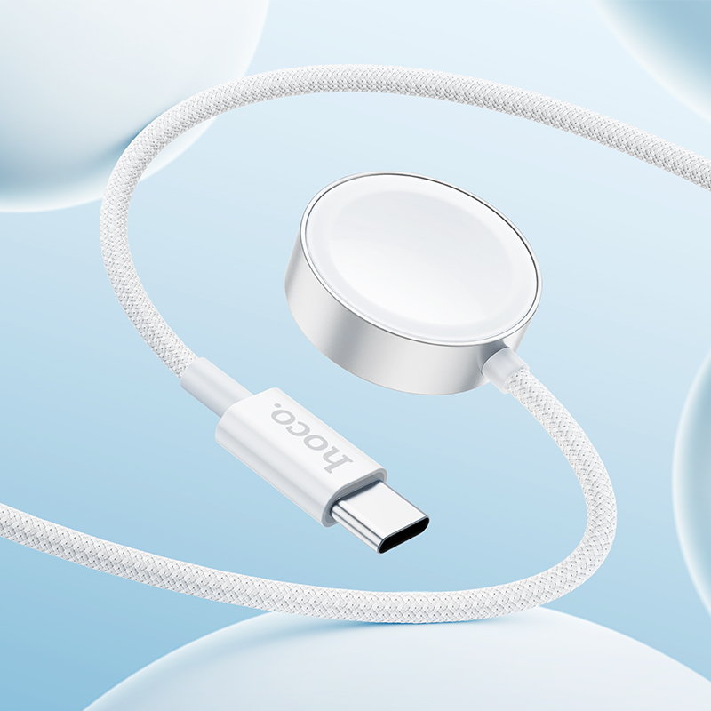Chargeur Sans Fil HOCO CW59 Magnétique Apple Watch & Samsung - Photo 5