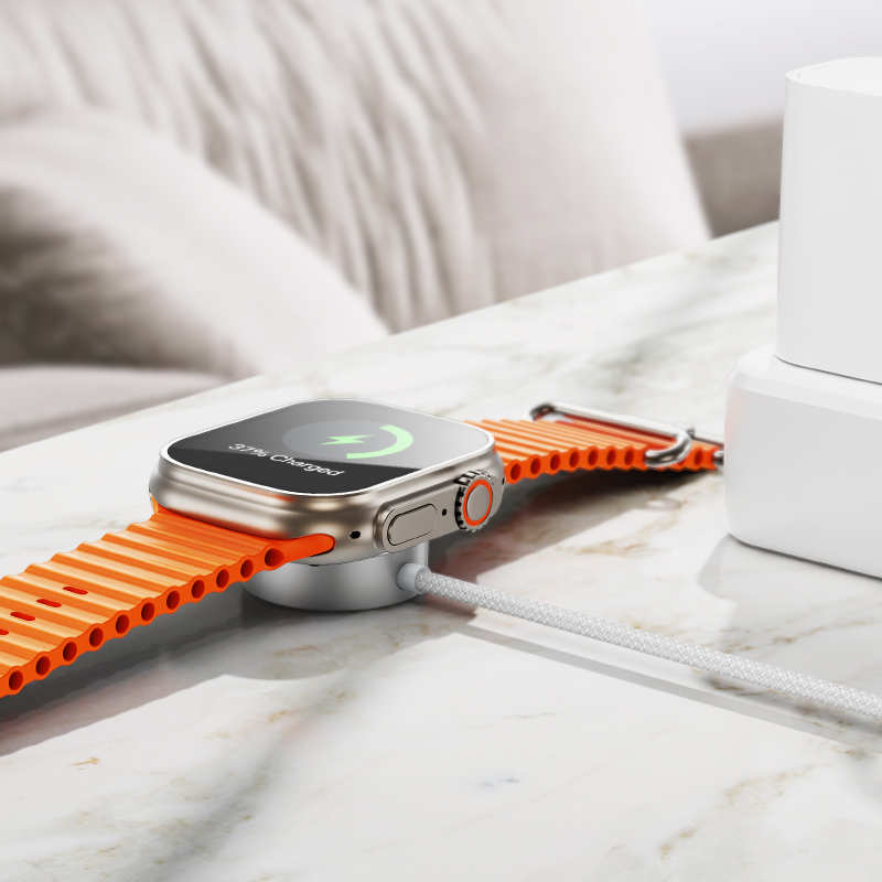 Chargeur Sans Fil HOCO CW59 Magnétique Apple Watch & Samsung - Photo 6