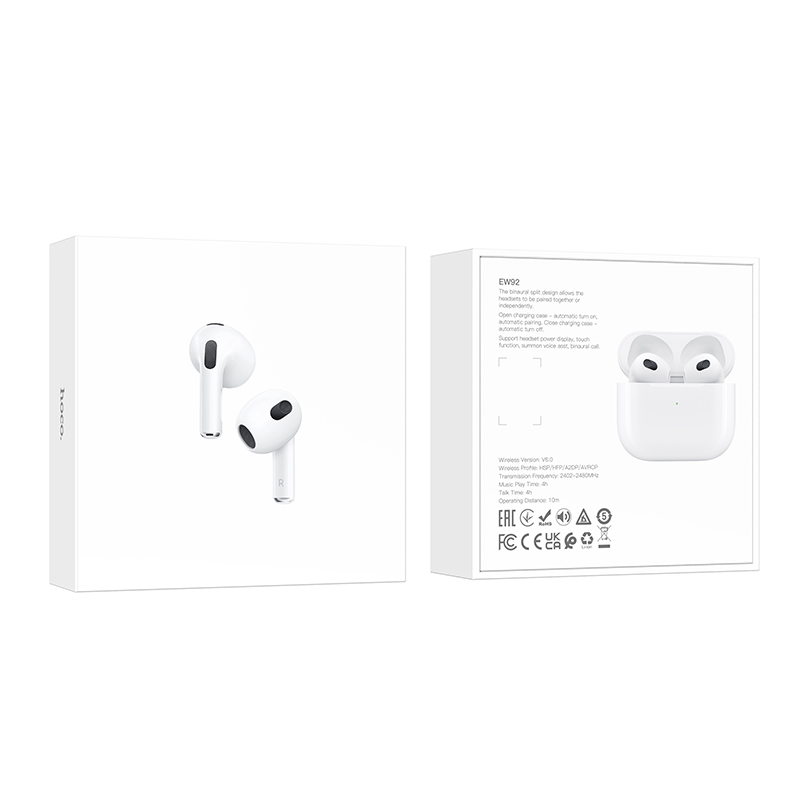 Écouteurs Sans Fil TWS HOCO EW92 Stéréo Bluetooth - Photo 9