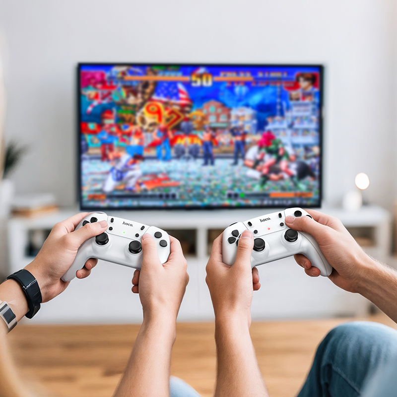 Console de Jeu & 2 Manettes Sans Fil HOCO GA31 Collection - Photo 7