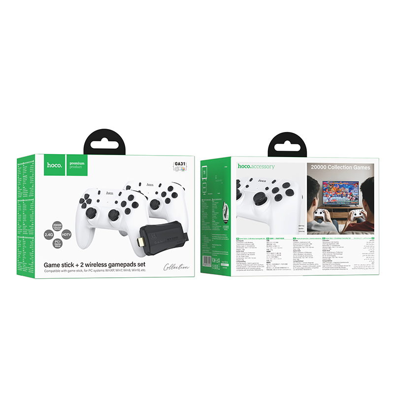 Console de Jeu & 2 Manettes Sans Fil HOCO GA31 Collection - Photo 8