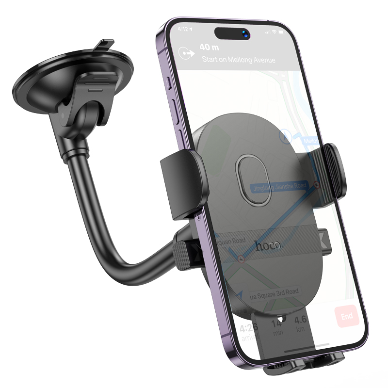 Support Téléphone Voiture HOCO H20 Mighty Pare-brise - Photo 2