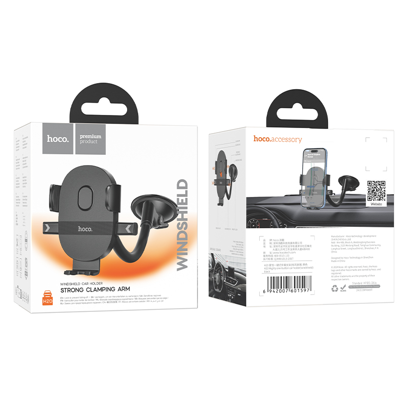 Support Téléphone Voiture HOCO H20 Mighty Pare-brise - Photo 9