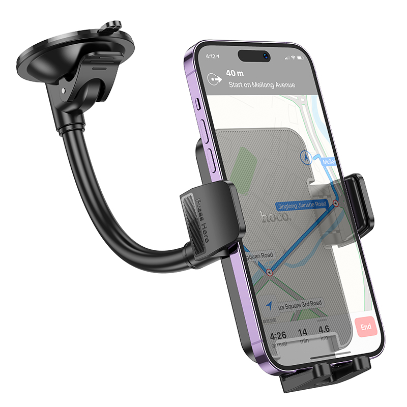 Support Téléphone Voiture HOCO H38 Cheetah Pare-brise - Photo 2