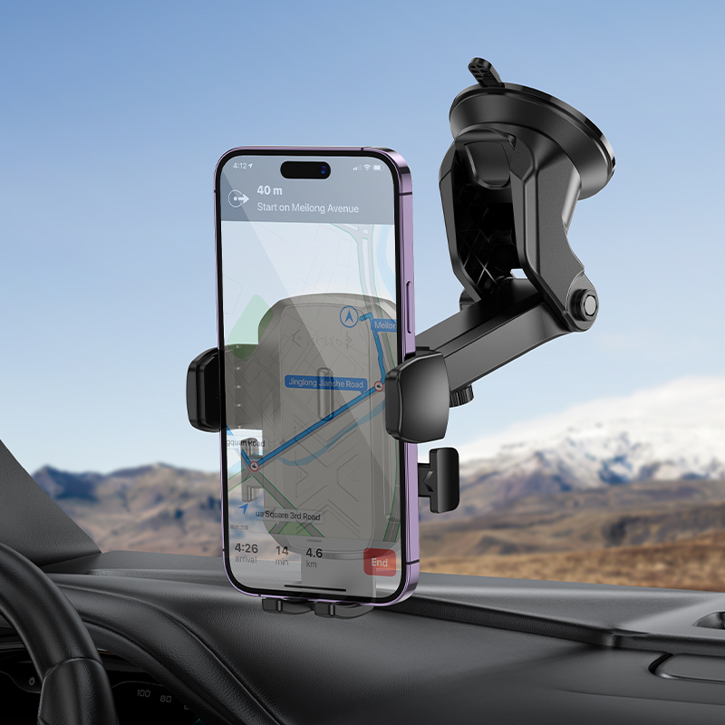 Support Téléphone Voiture HOCO H65 Gamble Tableau de Bord - Photo 8