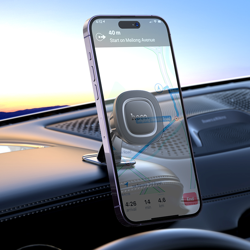 Support Téléphone Voiture HOCO H73 Crown Magnétique - Photo 7